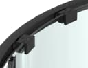 Sanotechnik SlimLine Rundduschkabine Schwarz Einscheibensicherheitsglas Bild 4