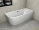 Badewanne SANOTECHNIK SOLVA Weiß Acryl Bild 5
