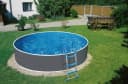 Rundpool Konifera Vegas 1 grau 300cm Schwimmbecken Bild 1
