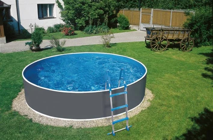 Rundpool Konifera Vegas 1 grau 300cm Schwimmbecken