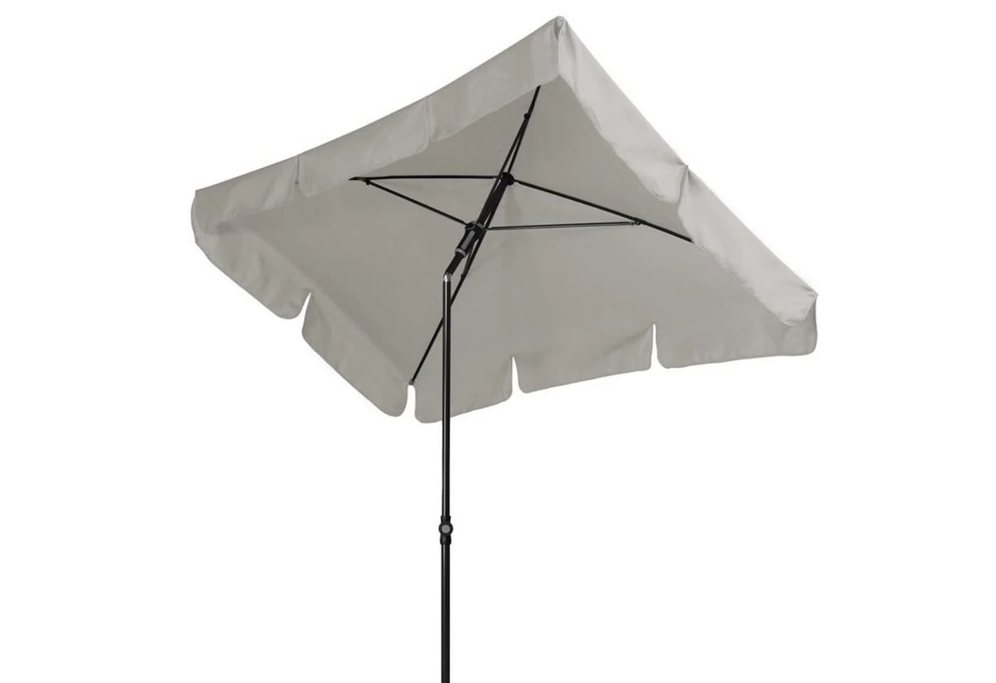 doppler® Rechteckschirm Waterproof hellgrau wasserdicht - Bild 2
