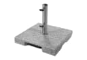 Doppler Schirmhalter Active Trolley Granitsockel 30kg Grau Edelstahl Bild 1