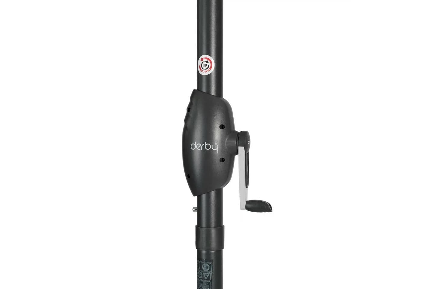 doppler® Sonnenschirm BASIC LIFT NEO Anthrazit/Greige Kurbel - Bild 5