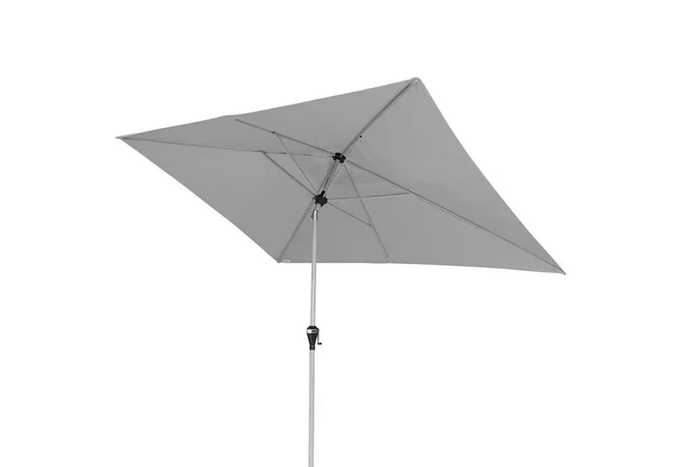 doppler ACTIVE Sonnenschirm Hellgrau Auto Tilt Kurbelschirm - Bild 2