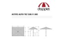 doppler ACTIVE Sonnenschirm Hellgrau Auto Tilt Kurbelschirm Bild 3