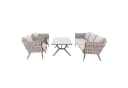 doppler® Gartenlounge-Set Expert Lounge "Riva" 5-tlg. Beige/Grau Aluminium Bild 4