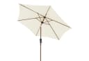 doppler Sonnenschirm City Wood Holzoptik Ø250cm mit Kurbel Bild 1