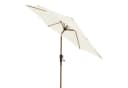 doppler Sonnenschirm City Wood Holzoptik Ø250cm mit Kurbel Bild 2