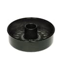 Riess Kuchenform 26cm 3-tlg. Emaille schwarz mit Hebeboden Bild 2