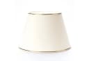 Orion Leuchten Lampenschirm Creme Stoff Goldkante E27 Bild 2