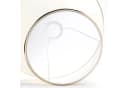 Orion Leuchten Lampenschirm Creme Stoff Goldkante E27 Bild 3