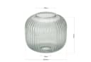 Orion Leuchten Lampenschirm Glas Rauch E27 Ø 200 mm Bild 3