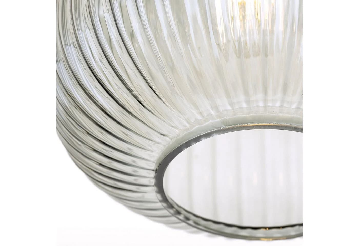 Orion Leuchten Lampenschirm Glas Rauch E27 Ø 200 mm - Bild 4