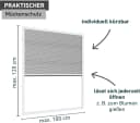 Windhager Insektenschutzplissee Ultra Flat Weiß Klemmfix Bild 3