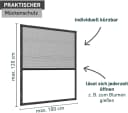 Windhager Insektenschutzplissee ULTRA FLAT Halbtransparent Klemmfix Bild 3