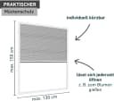 Windhager Insektenschutzplissee ULTRA FLAT Weiß Klemmfix Bild 3