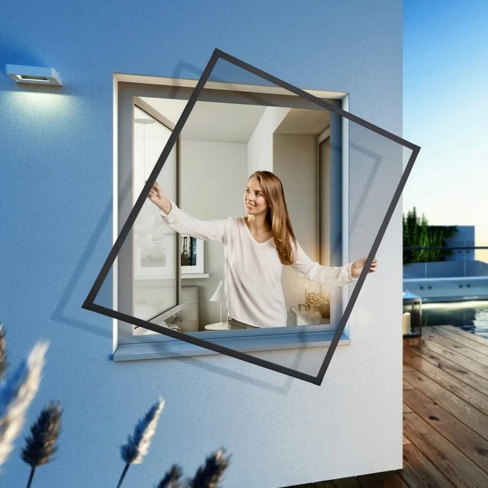 Insektenschutz-Fensterrahmen aus Aluminium und Fiberglas - Bild 2