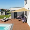 Sonnensegel WINDHAGER Capri Dreieck Champagner Bild 1