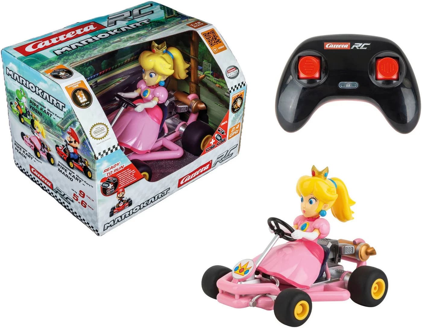 Carrera RC Mario Kart Pipe Kart Peach 2,4GHz - Bild 2