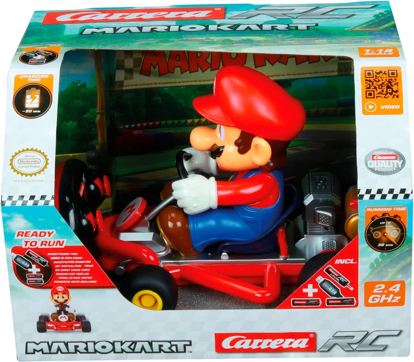 Carrera RC Mario Kart Pipe Kart Mario 2,4GHz Ferngesteuertes Auto - Bild 3
