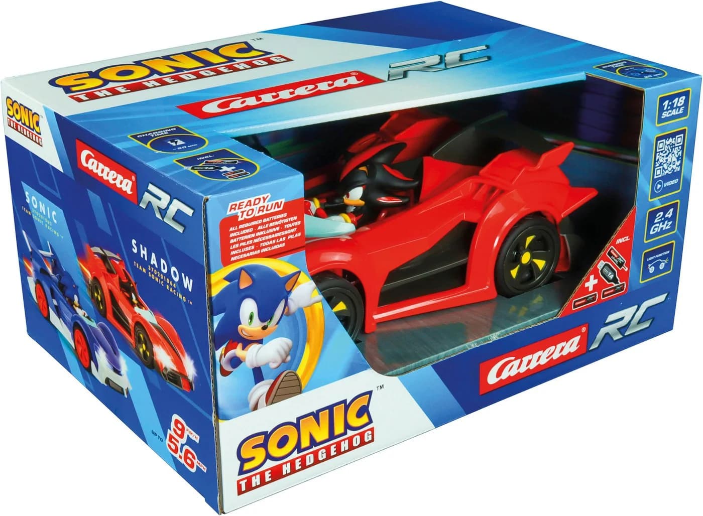 Carrera RC Auto Team Sonic Racing Shadow 2,4 GHz mit LED-Licht - Bild 4
