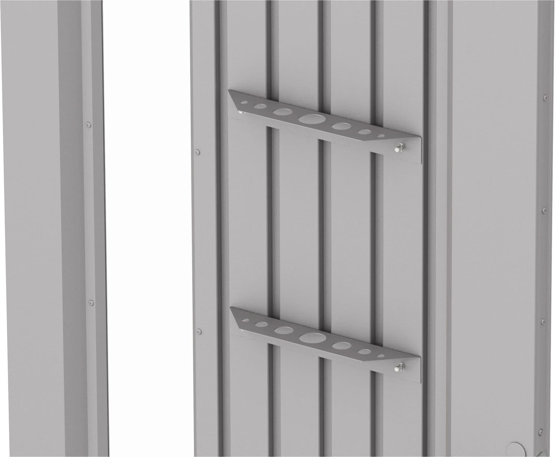BioHort Werkzeughalter Stahl Silber Metallic