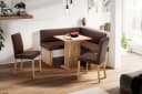 Eckbank Anna 2 Braun Holzwerkstoff Kunstleder Bild 2