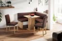 Eckbank Anna 2 Braun Holzwerkstoff Kunstleder Bild 5