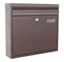 Profirst Mail PM 460 Briefkasten Duo Braun Stahl Bild 2