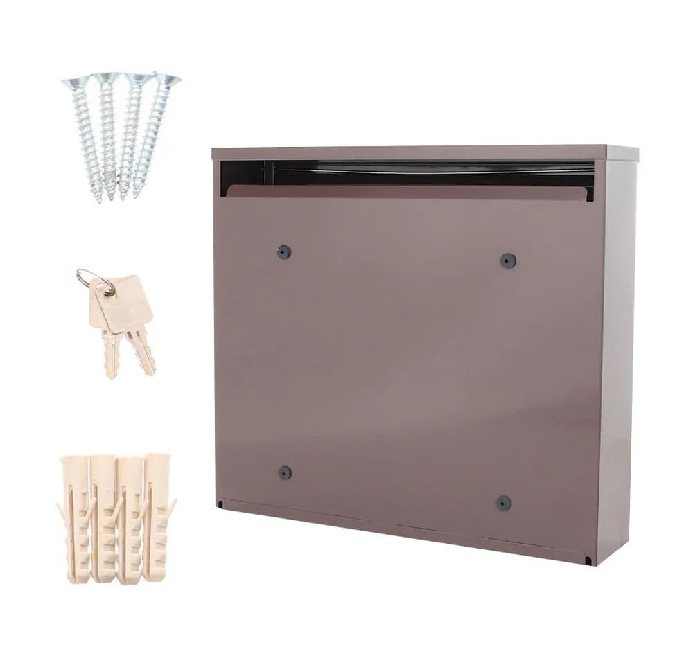 Profirst Mail PM 460 Briefkasten Duo Braun Stahl - Bild 5