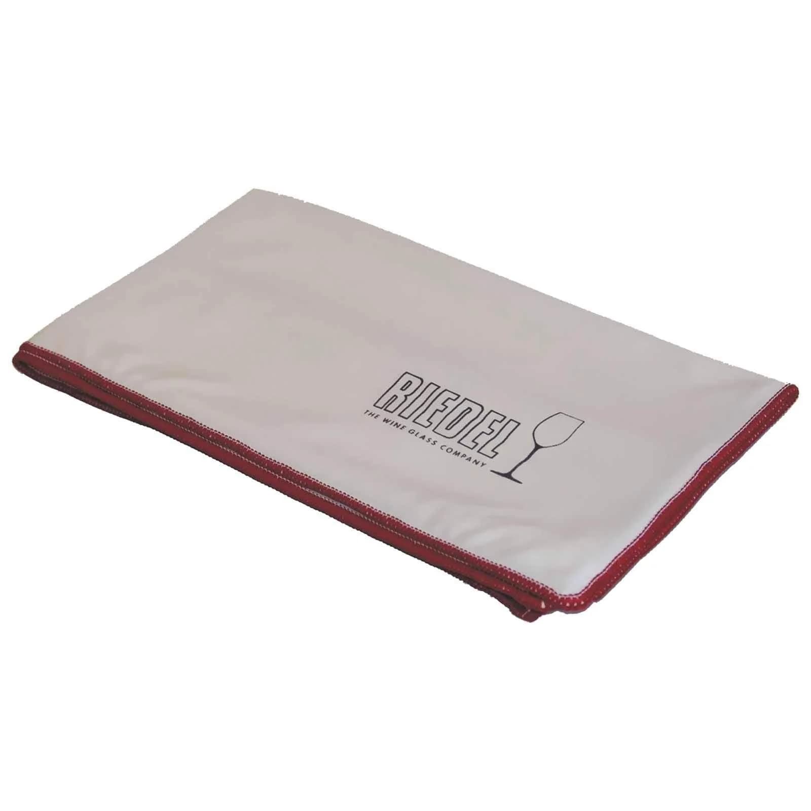 Riedel Poliertuch Mikrofaser Geschirrtuch 28,5 x 16,8 cm Weiß