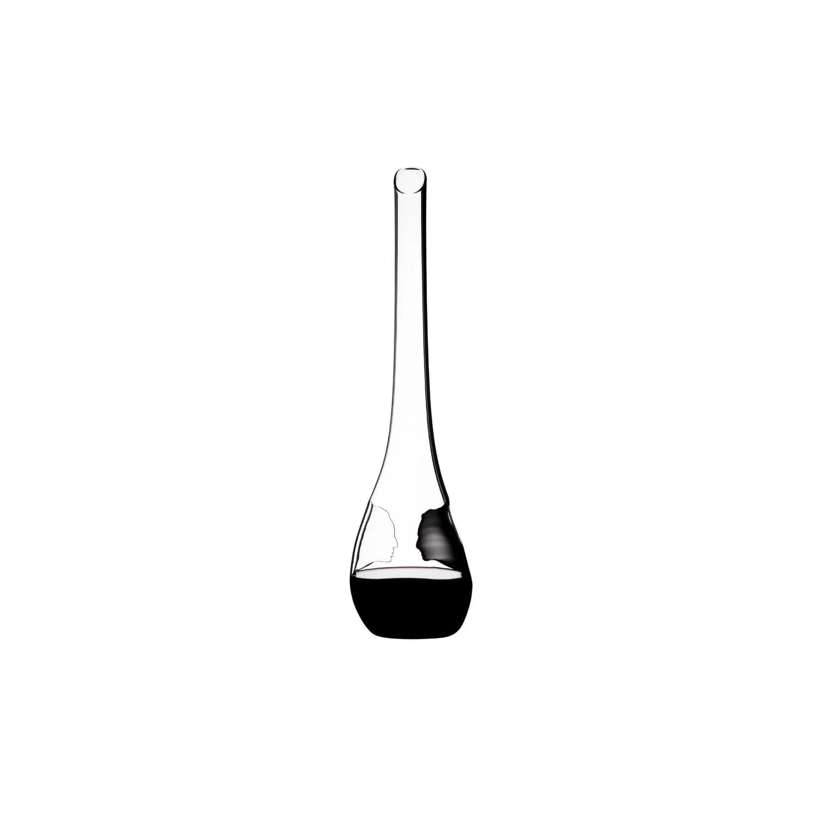 Riedel Black Tie Face to Face Dekanter Schwarz Transparent