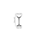 Riedel Cocktailglas Nick & Nora Kristallglas 140 ml 2er Set Bild 3