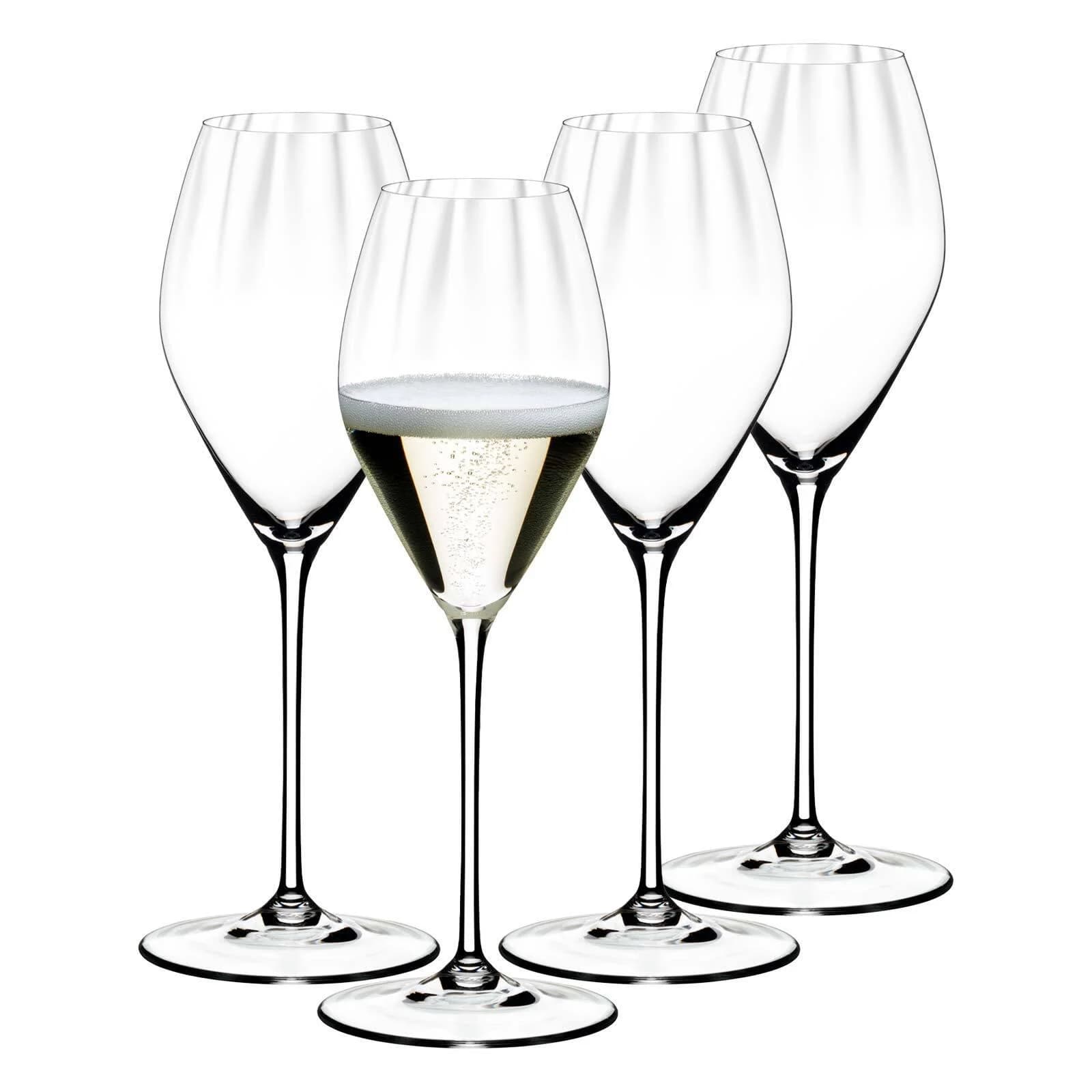 Riedel Champagnergläser Performance 375 ml 4er Set transparent