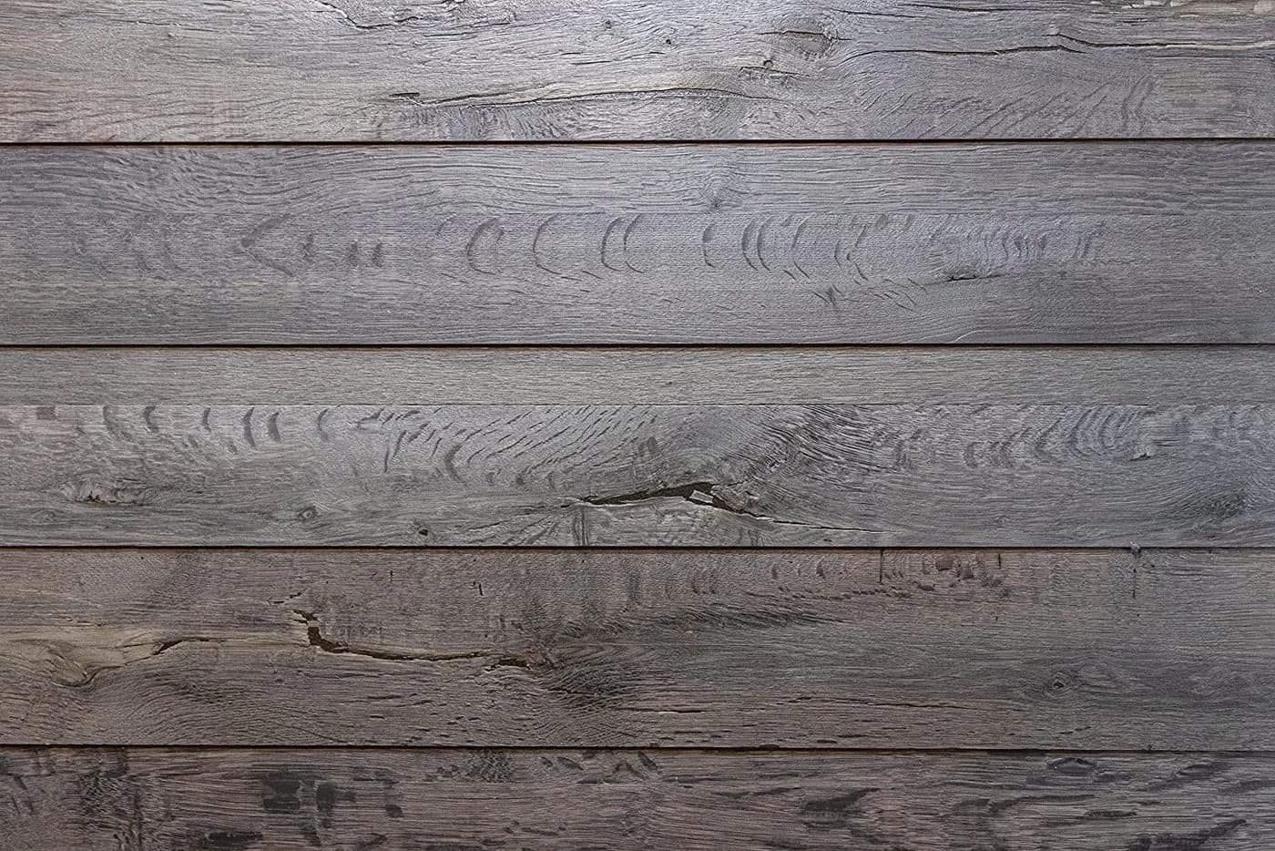 Vereg Wanddekoobjekt Aged Wood Walls Selbstklebende 3-D-Holzwand Braun - Bild 5