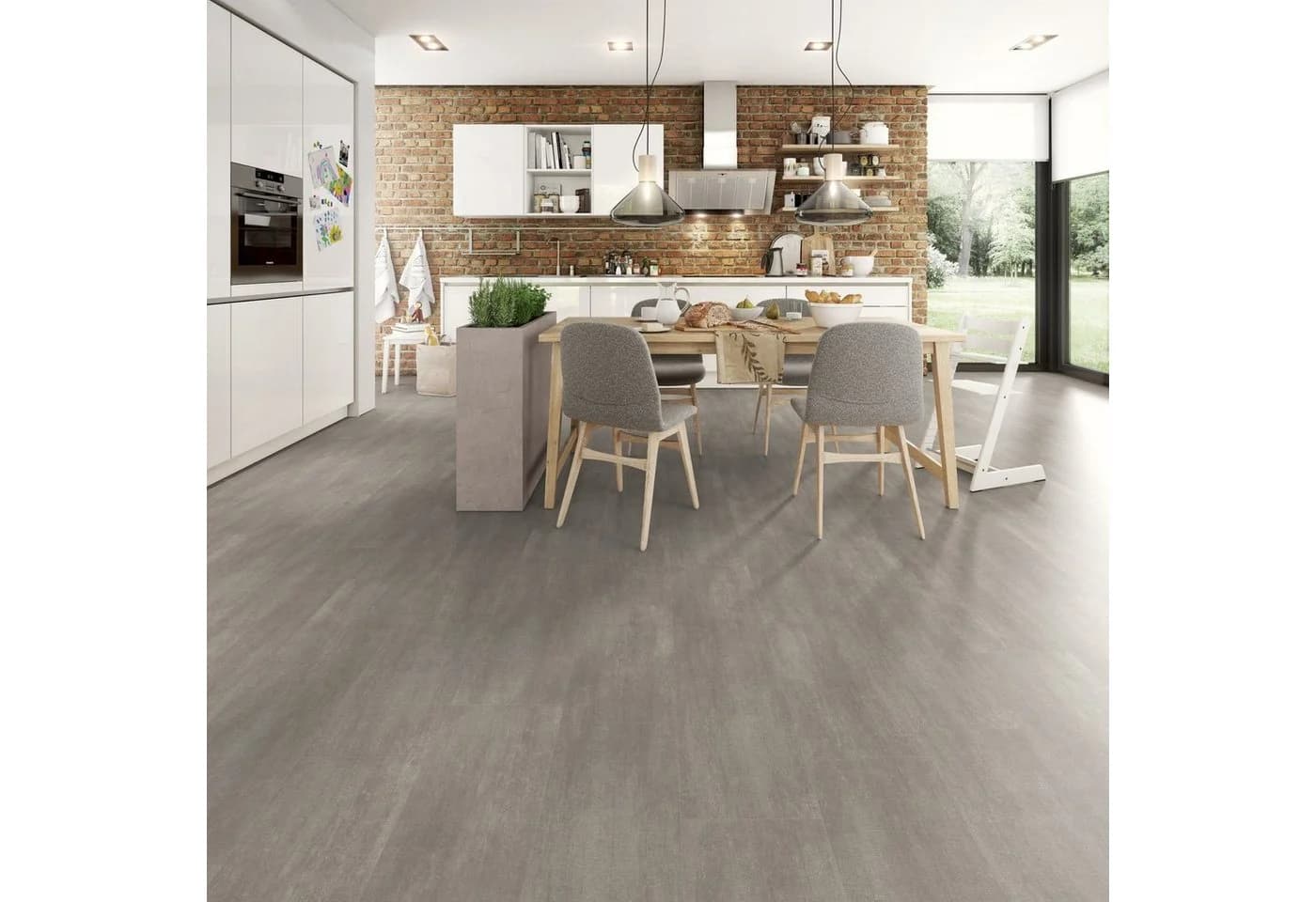 EGGER Laminat Cefalu Beton hell 8mm 2,535m - Bild 4