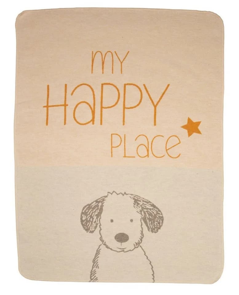 David Fussenegger Hundedecke 'my happy place' Weiß 70 x 90 cm - Bild 2