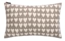 David Fussenegger Kissenhülle Silvretta Herzen Beige Grau Bild 2