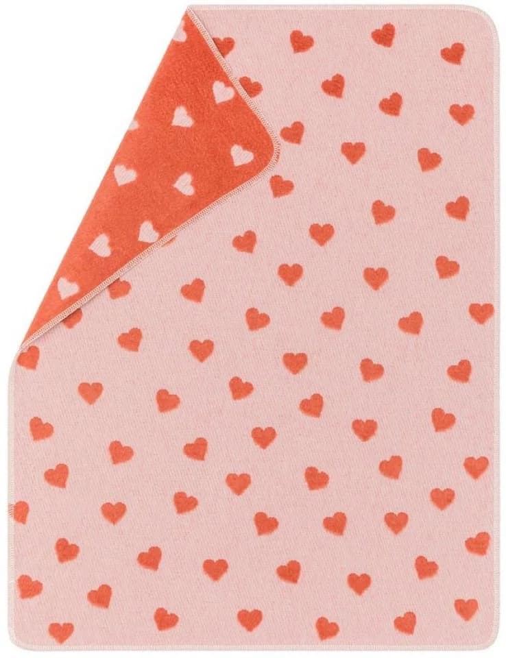 David Fussenegger Babydecke Plaid Carla Herzen Rosa - Bild 2