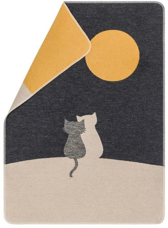 DAVID FUSSENEGGER Tierdecke Katzenpaar 70 x 90 cm - Bild 2