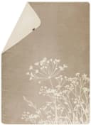 DAVID FUSSENEGGER Wohndecke Bamboo 'Gräser' Baumwolle & Viskose Beige Bild 2