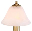 GLOBO LIGHTING Schreibtischlampe Messing Glas Touch Schalter Bild 1