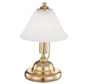 GLOBO LIGHTING Schreibtischlampe Messing Glas Touch Schalter Bild 2