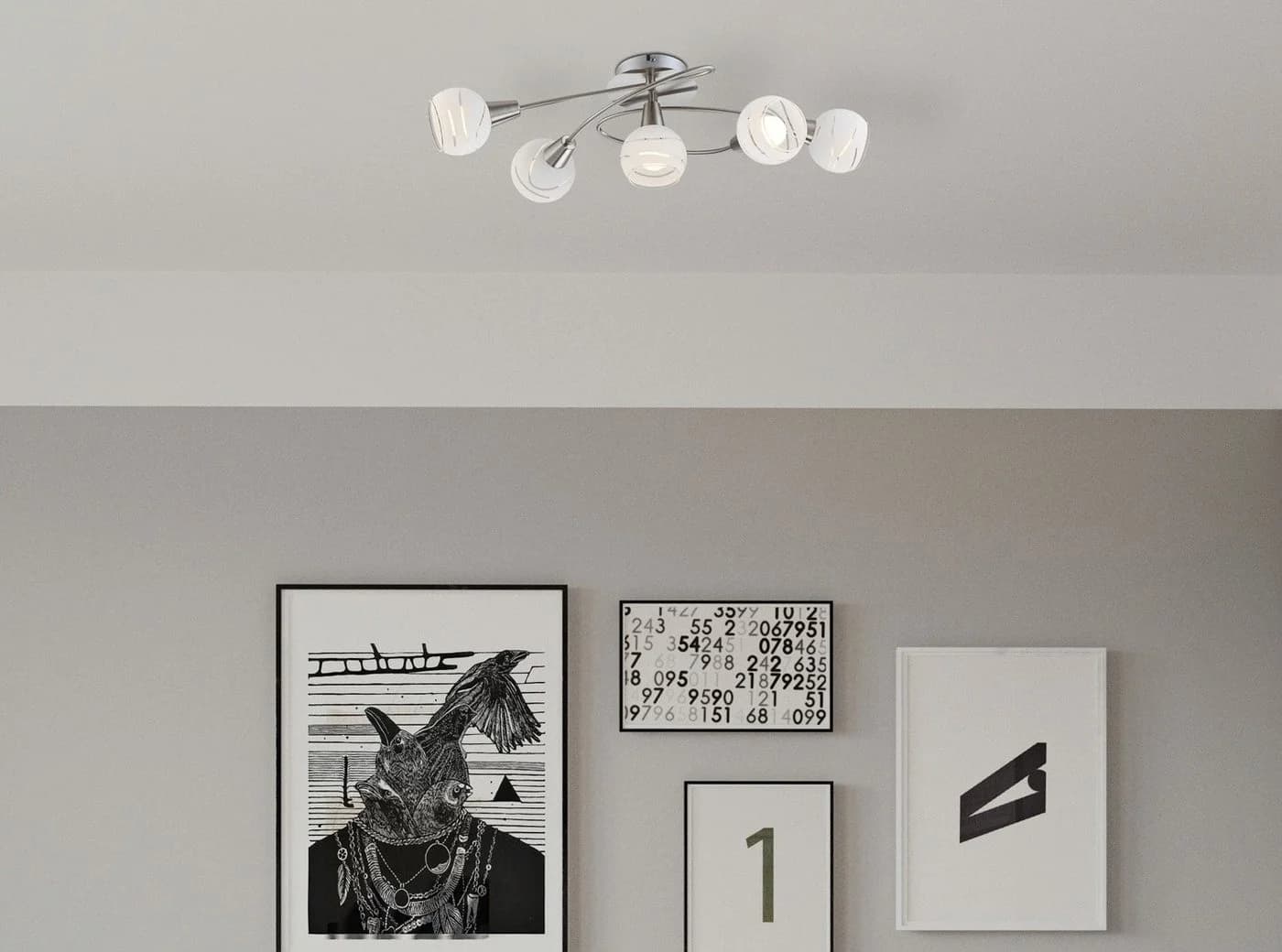 GLOBO LIGHTING LED Deckenleuchte Warmweiß