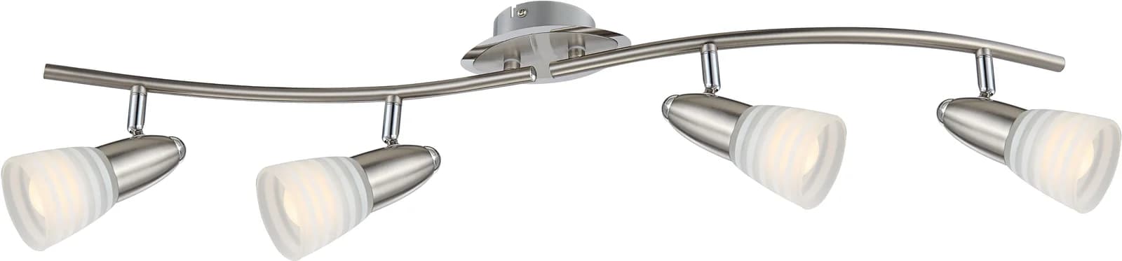 GLOBO LIGHTING Deckenstrahler CALEB silber verchromt