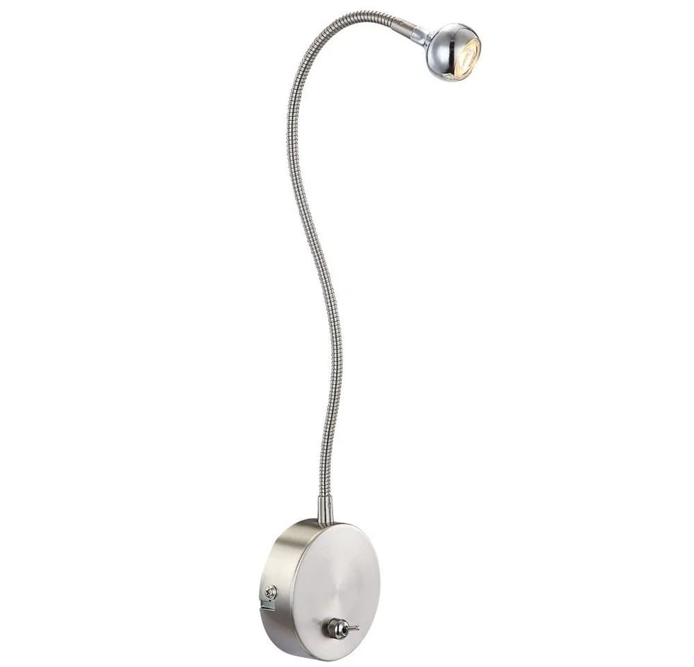 GLOBO LIGHTING LED Wandleuchte Nickel Matt Chrom Warmweiß - Bild 2