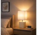 GLOBO LIGHTING Tischleuchte Keramik Beige Bild 3