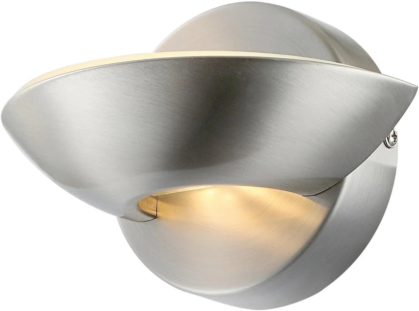 GLOBO LIGHTING LED Wandleuchte Nickel Matt Auf- und Abwärts Strahler Flur-Lampe