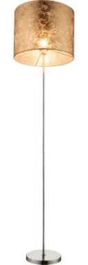 GLOBO LIGHTING Stehlampe AMY Nickel matt Textil gold Bild 3