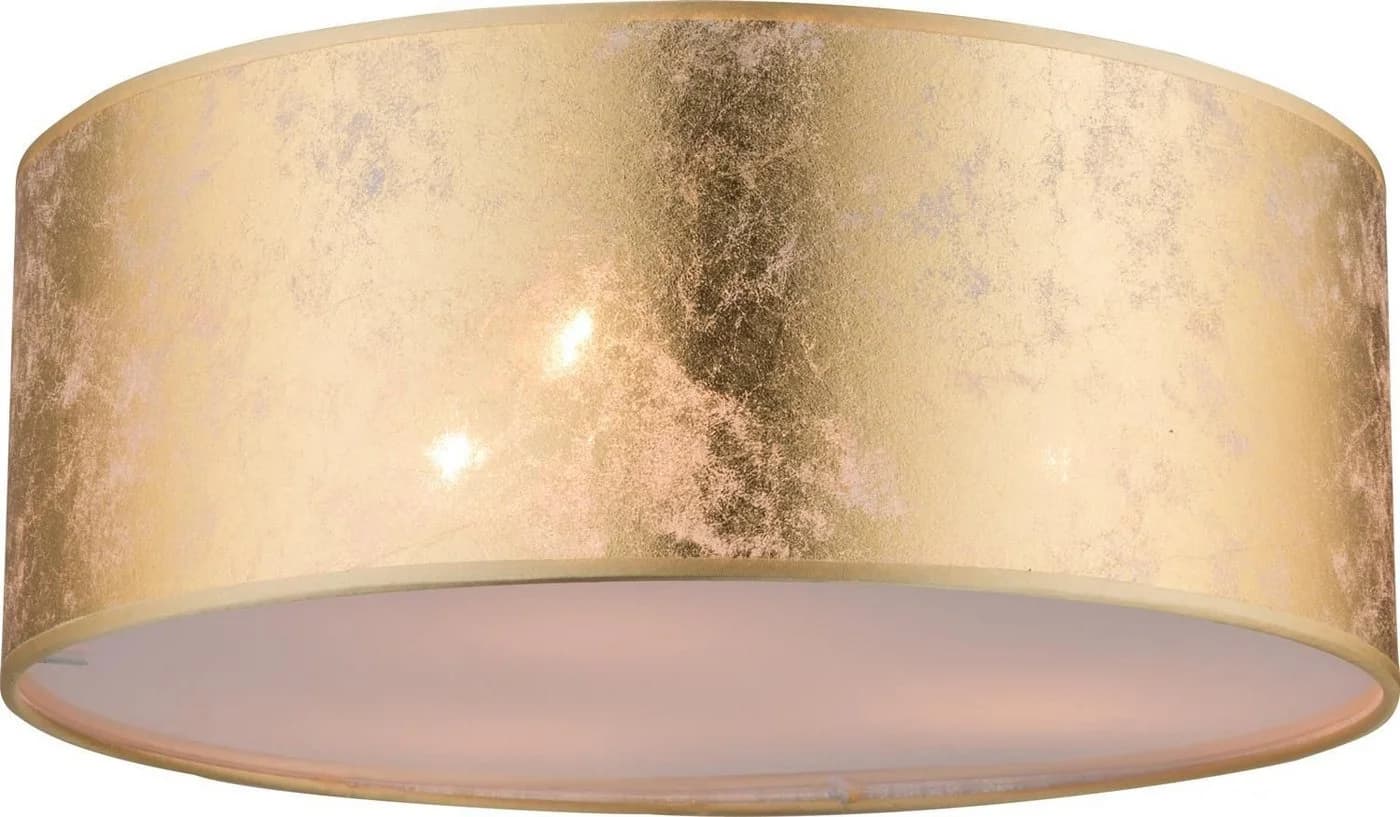 GLOBO Lighting Deckenleuchte AMY Gold Metall Textil 3x E14 - Bild 2